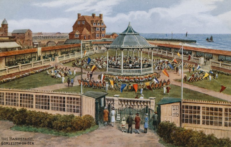 De Muziektent, Gorleston-on-Sea door Alfred Robert Quinton