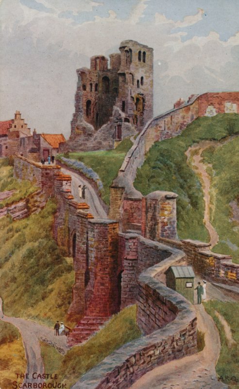 Het Kasteel, Scarborough door Alfred Robert Quinton