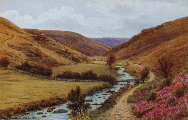 De Doone Glen, Lynton door Alfred Robert Quinton