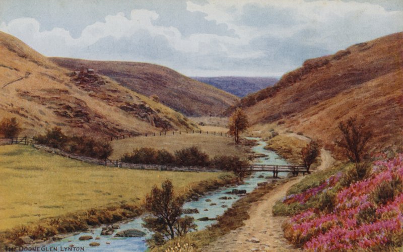 De Doone Glen, Lynton door Alfred Robert Quinton
