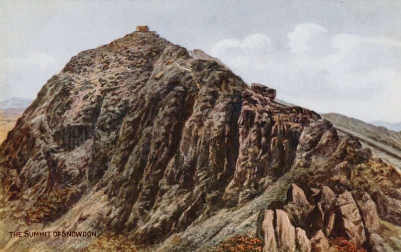 De Top van Snowdon door Alfred Robert Quinton