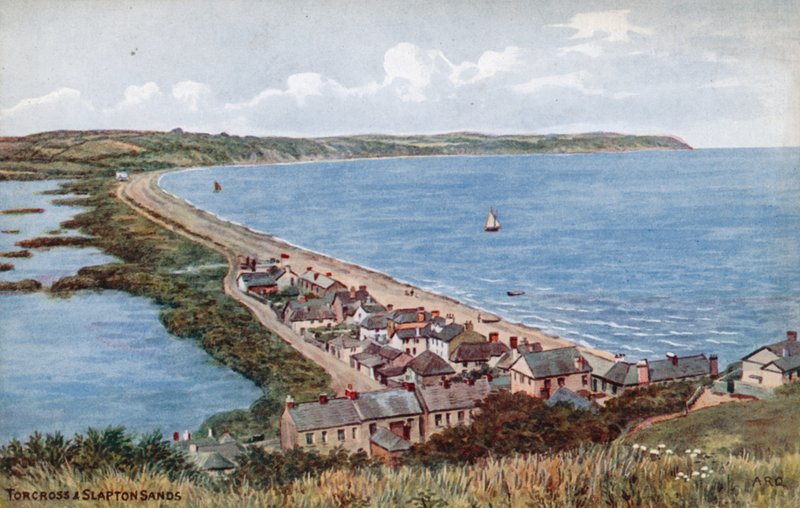 Torcross en Slapton Sands door Alfred Robert Quinton