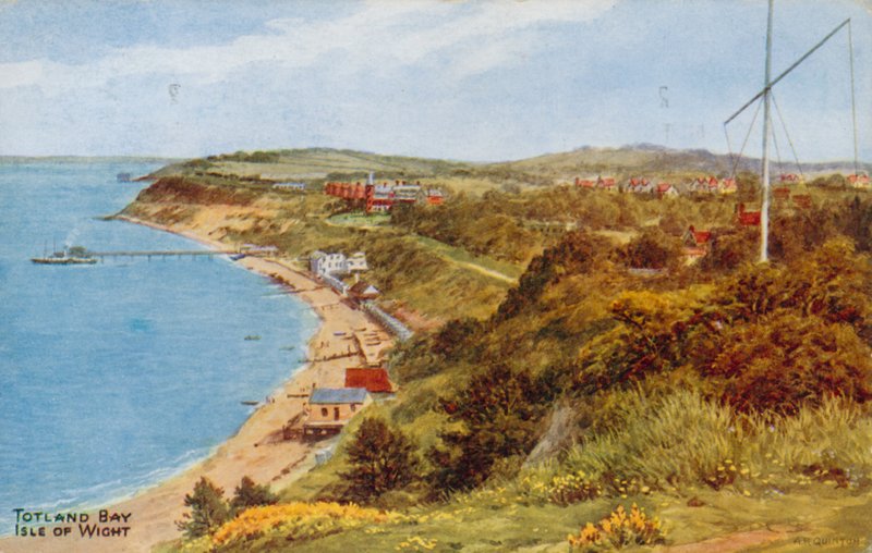Totland Bay, Isle of Wight door Alfred Robert Quinton