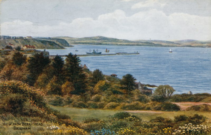 Uitzicht vanaf Berry Head, Brixham door Alfred Robert Quinton