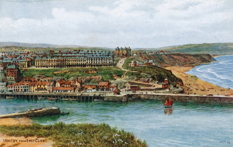 Whitby, vanaf East Cliff door Alfred Robert Quinton