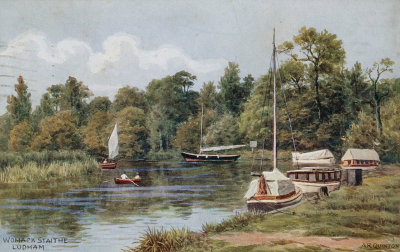 Womack Staithe, Ludham door Alfred Robert Quinton