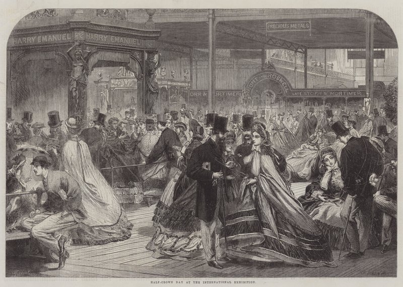 Halve kroon dag op de internationale tentoonstelling door Alfred William Hunt