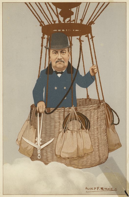 De oprichter van de Aero Club door Alick P. F. Ritchie