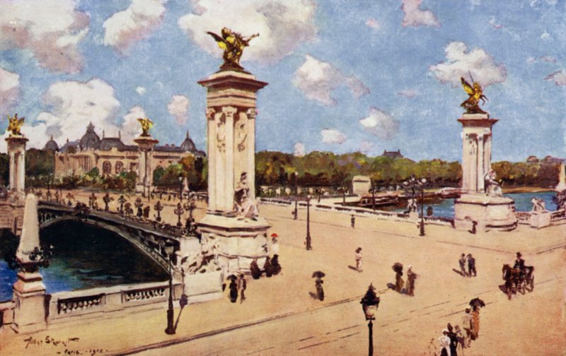 Parijs: Pont Alexandre III door Allan Stewart