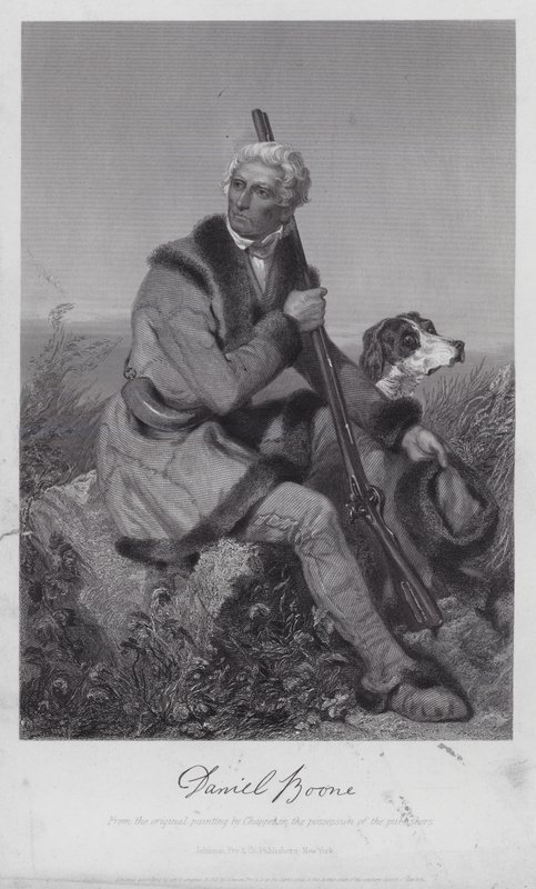 Daniel Boone door Alonzo (after) Chappel