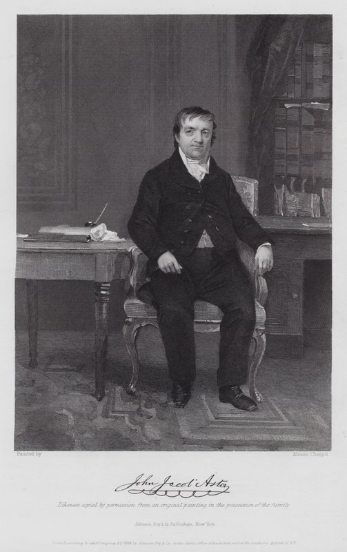 John Jacob Astor door Alonzo (after) Chappel