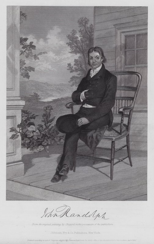 John Randolph door Alonzo (after) Chappel