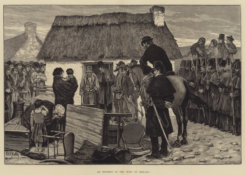 Een uitzetting in het westen van Ierland door Aloysius O