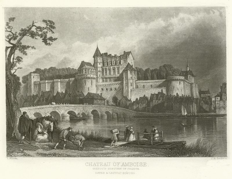 Kasteel van Amboise door Alphonse Marie de Neuville
