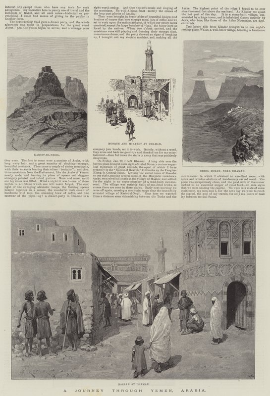 Een reis door Jemen, Arabië door Amedee Forestier