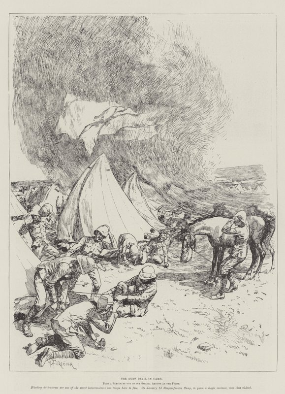 De Stofduivel in het Kamp door Amedee Forestier