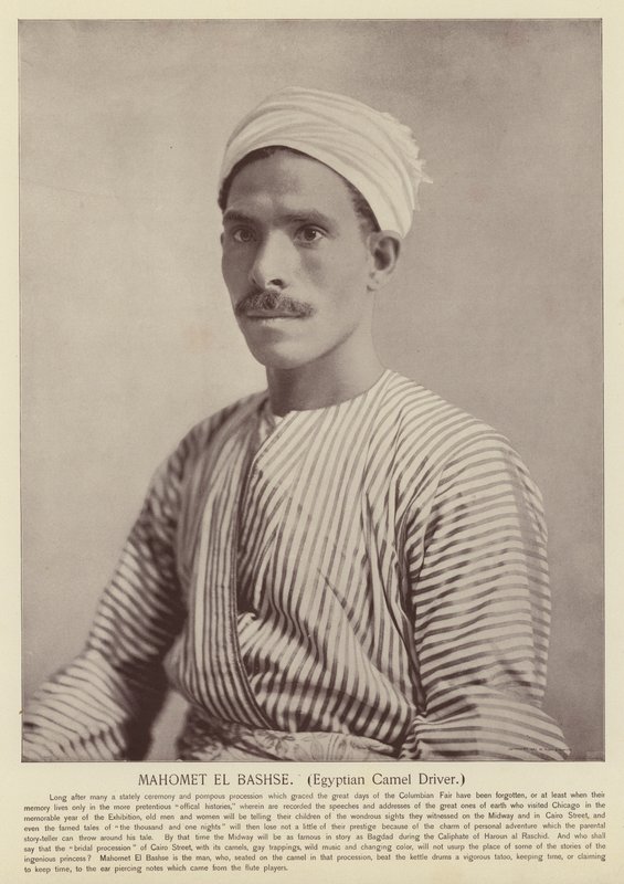 Mahomet El Bashse, Egyptische kameeldrijver door American Photographer