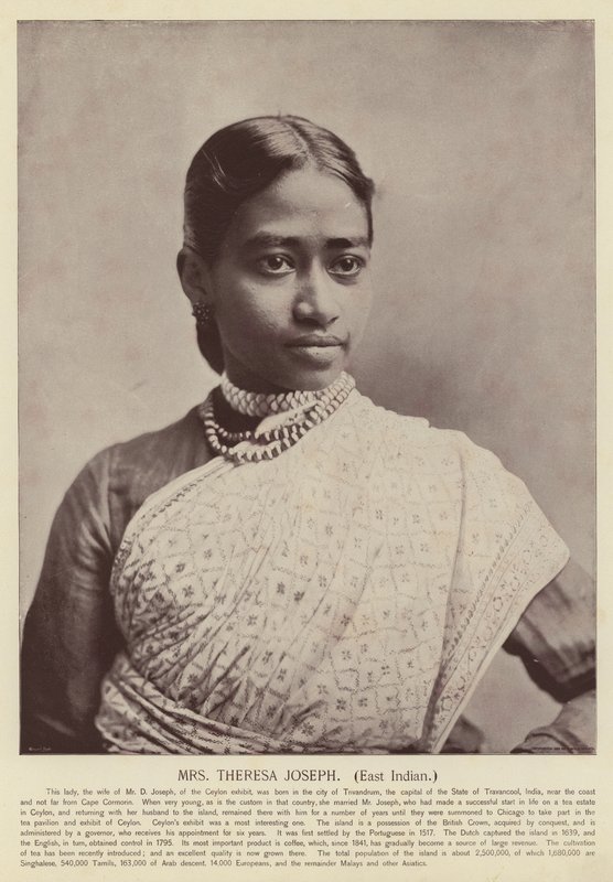 Mevrouw Theresa Joseph, Oost-Indiër door American Photographer