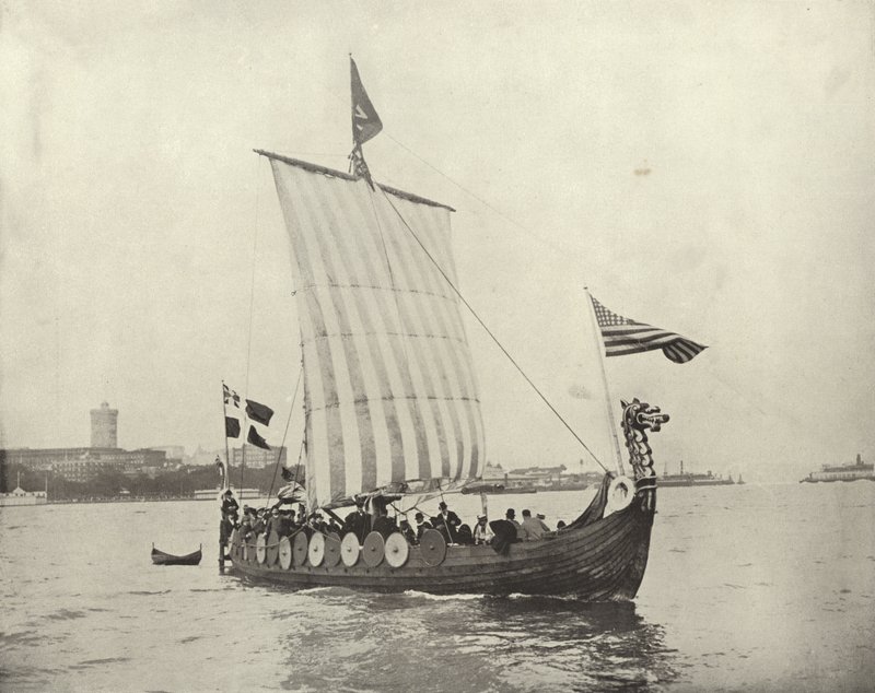 Het Vikingschip door American Photographer