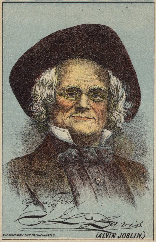 C L Davis portret (Alvin Joslin) door American School