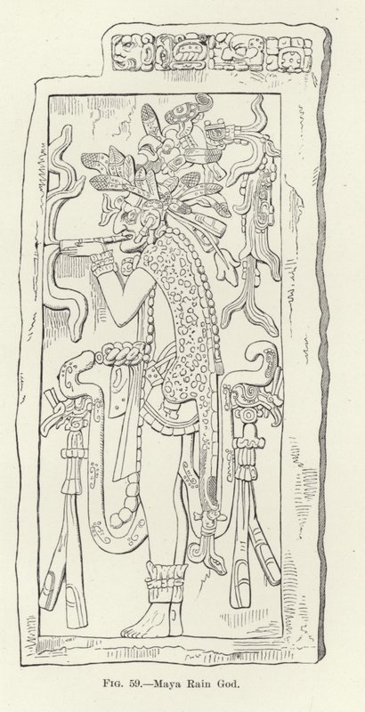 Maya regengod door American School