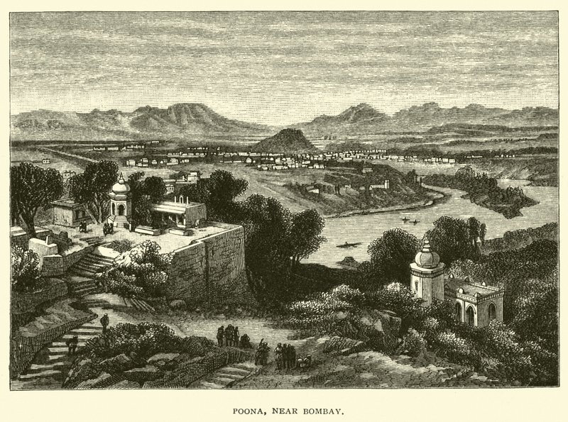 Poona, nabij Bombay door American School