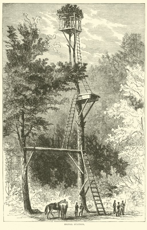 Seinstation, juli 1864 door American School