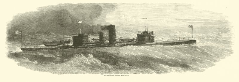De ijzerclad Monitor Monadnock, december 1864 door American School