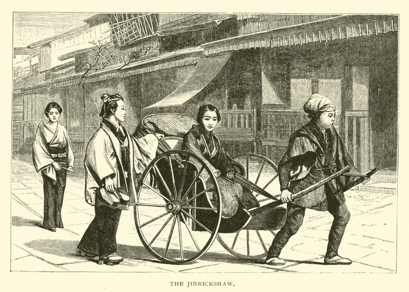 De Jinrickshaw door American School