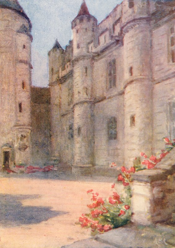 Chateau Royal, Loches door Amy B. Atkinson