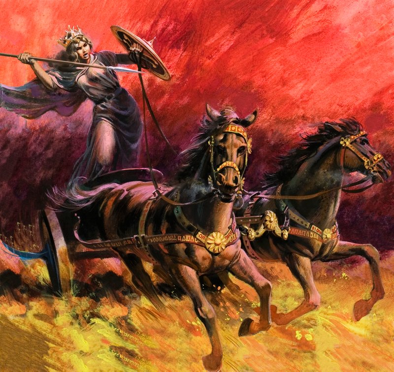 Koningin Boadicea door Andrew Howat