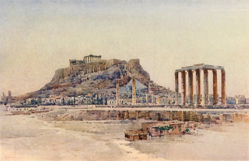 Acropolis, Athene, Griekenland door Angelos Giallinos