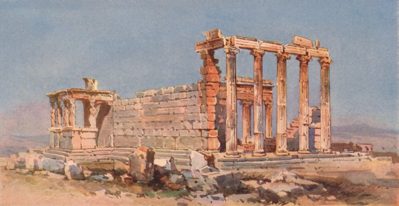 Erectheion, Athene door Angelos Giallinos