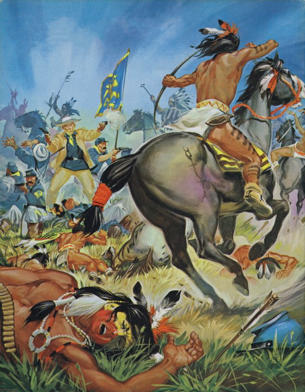 De laatste stand van Custer door Angus McBride