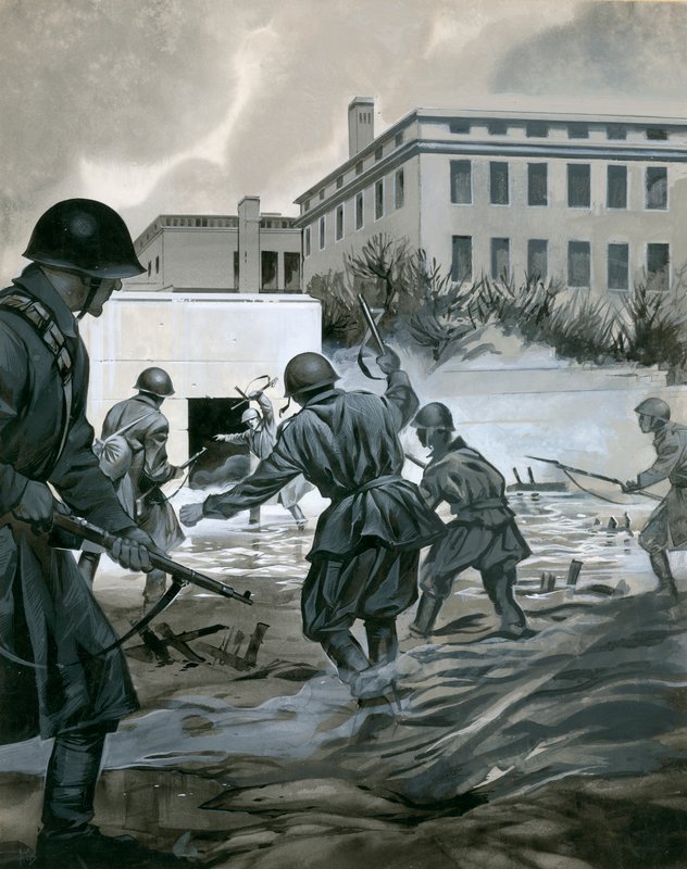 Ontdekking van Hitlers bunker in Berlijn door Angus McBride