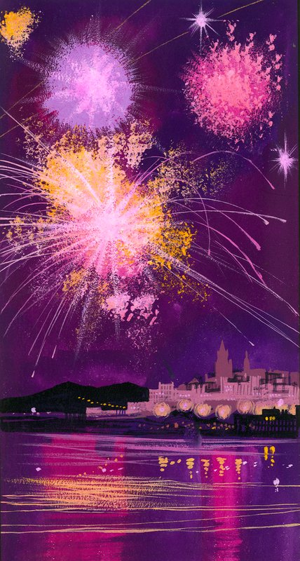 Vuurwerk in Malta door Angus McBride