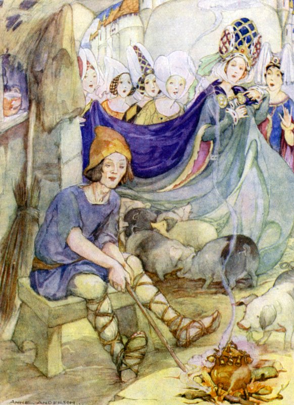 De varkenshoeder door Anne after Anderson