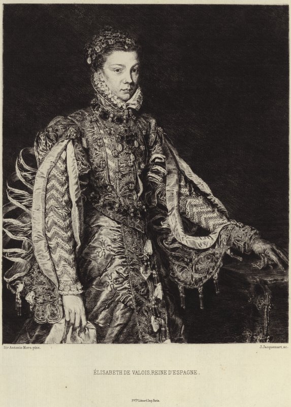 Elisabeth van Frankrijk door Anthonis van Dashorst Mor
