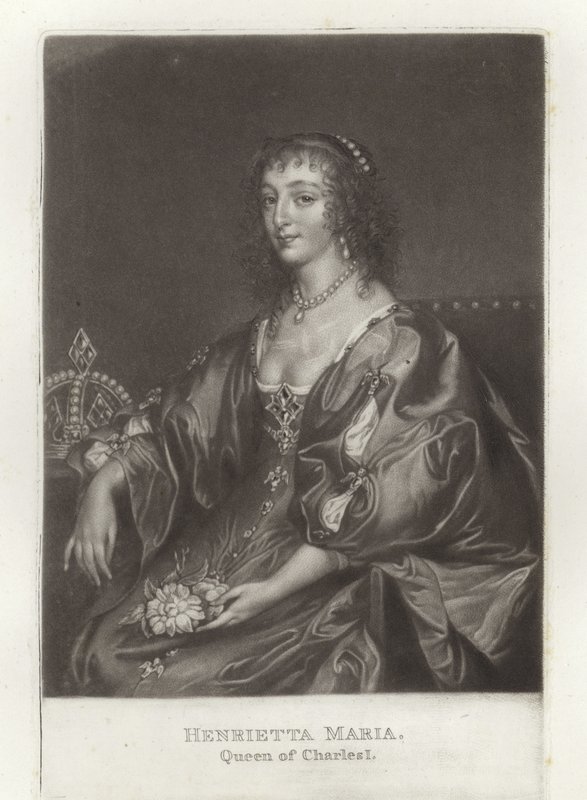 Henrietta Maria door Anthony van Dyck