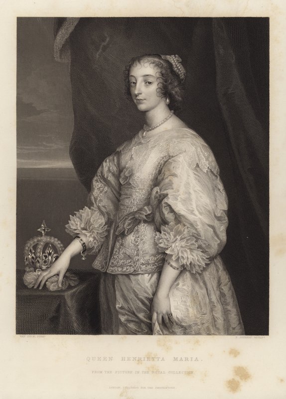 Henrietta Maria door Anthony van Dyck