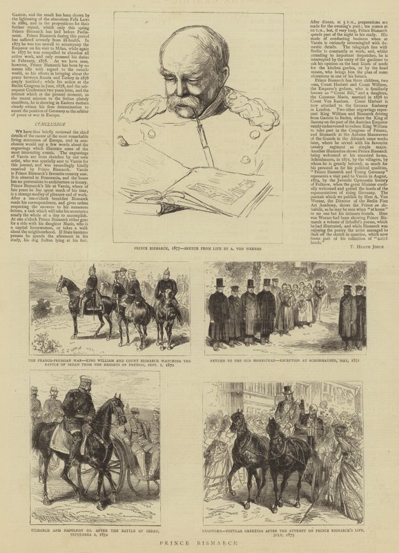 Prins Bismarck door Anton Alexander von Werner