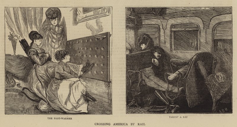 Amerika per Spoor Oversteken door Arthur Boyd Houghton