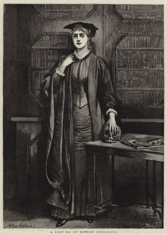 Een Dame BA van de Universiteit van Londen door Arthur Hopkins