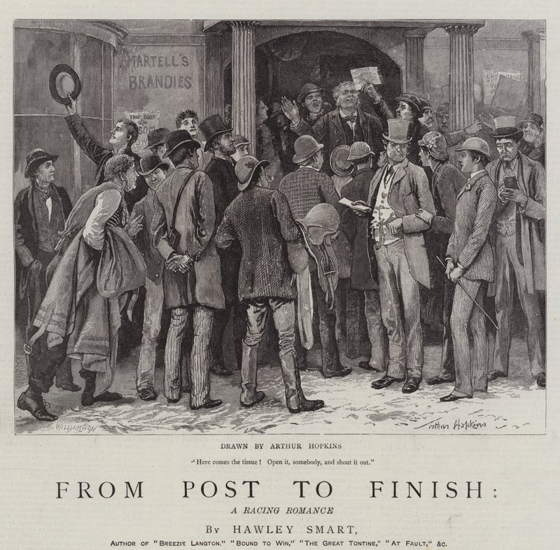 Van Post tot Finish, een race-romance door Arthur Hopkins