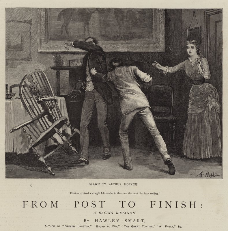 Van post tot finish, een race-romance door Arthur Hopkins