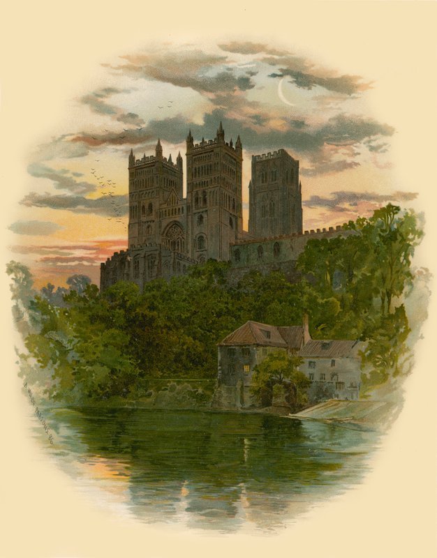 Durham Kathedraal, Westelijke Voorzijde door Arthur Wilde Parsons