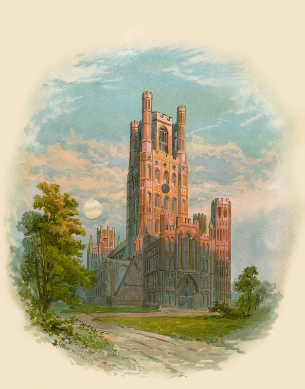Ely Cathedral, West Tower door Arthur Wilde Parsons