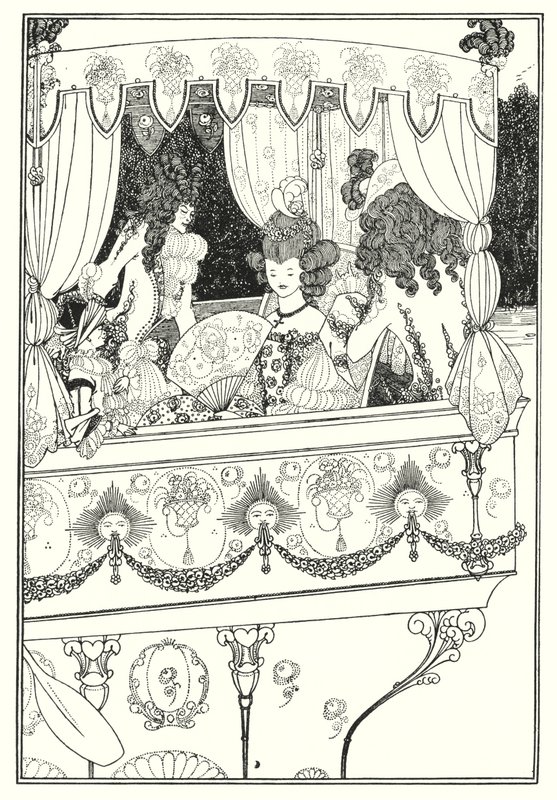 De schuit door Aubrey Beardsley