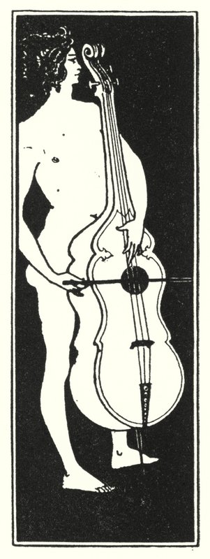 Titelpagina ornament (gravure) door Aubrey (after) Beardsley