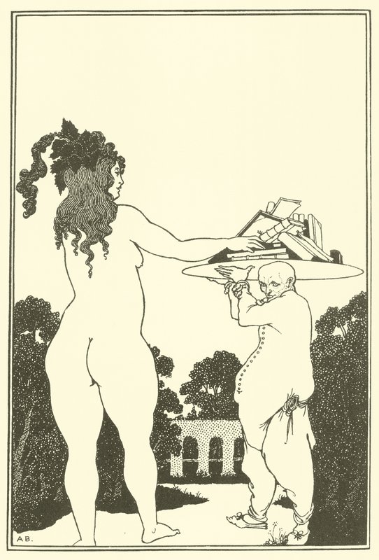 Boekplaat door Aubrey Beardsley